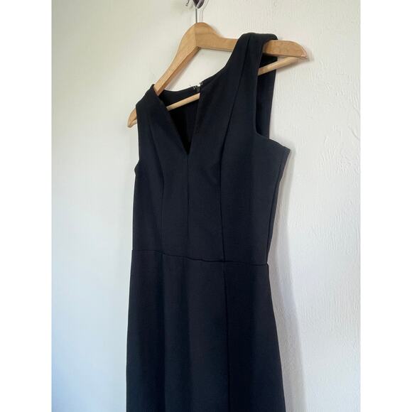 ALICE & TRIXIE black knit basic sleeveless sheath mini dress - Picture 2 of 6